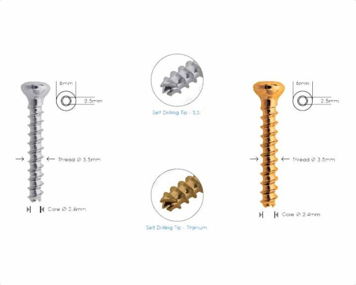 Cortex Cannulated Screw Ã˜ 3.5mm Full Thread