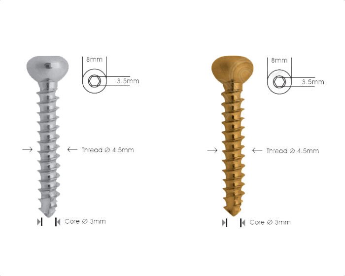 Cortex Screw Ã˜ 4.5mm Self Tapping