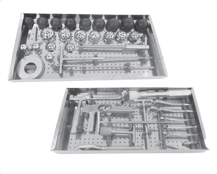 Instruments Set for Modular Bipolar and Total Hip Replacement System Modified