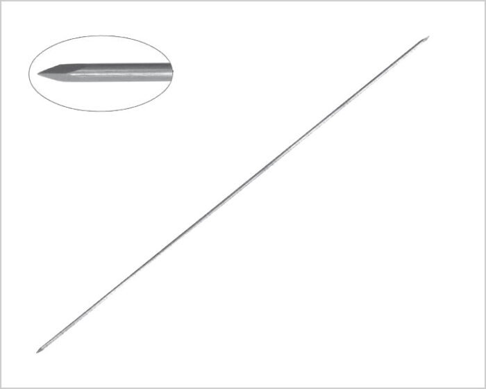 Kirschner Wire Smooth with Trocar Tip both End Stainless Steel