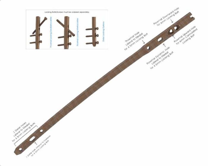 Multi-Fix Femoral Nail Cannulated with Multiple Locking Options