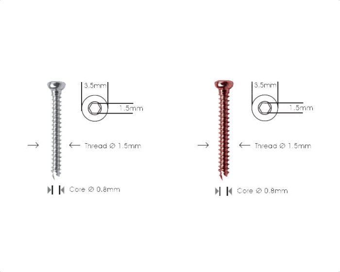 Cortex Screw Ã˜1.5mm Self Tapping