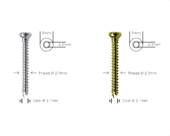 Cortex Screw Ã˜ 2.7mm Self Tapping