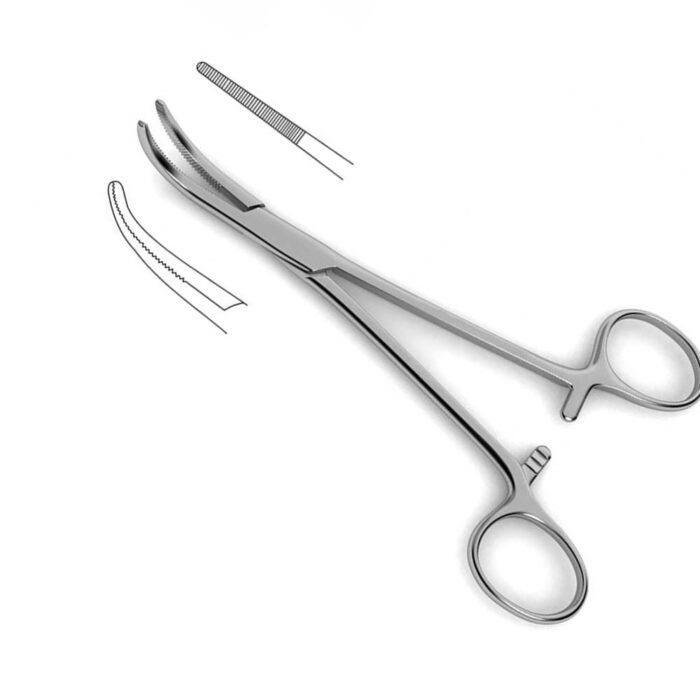 Dandy Scalp Forceps Curved to side - Image 2