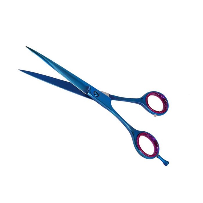 Left Handed Barber Scissors Blue - Image 2
