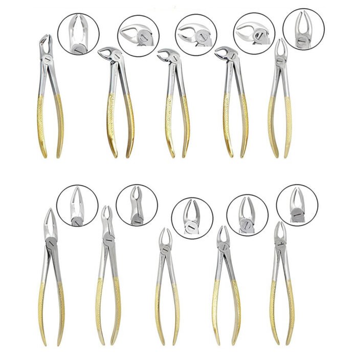 Tooth Extracting Forceps Set